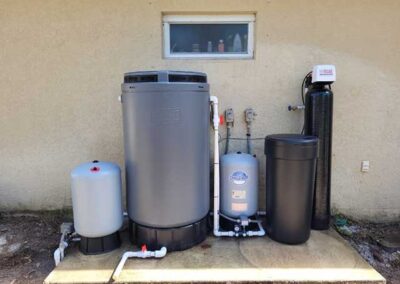 Installed Water filtration units by Decker Plumbing & Drains