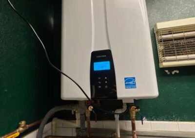 Water heater installation by Decker Plumbing & Drains